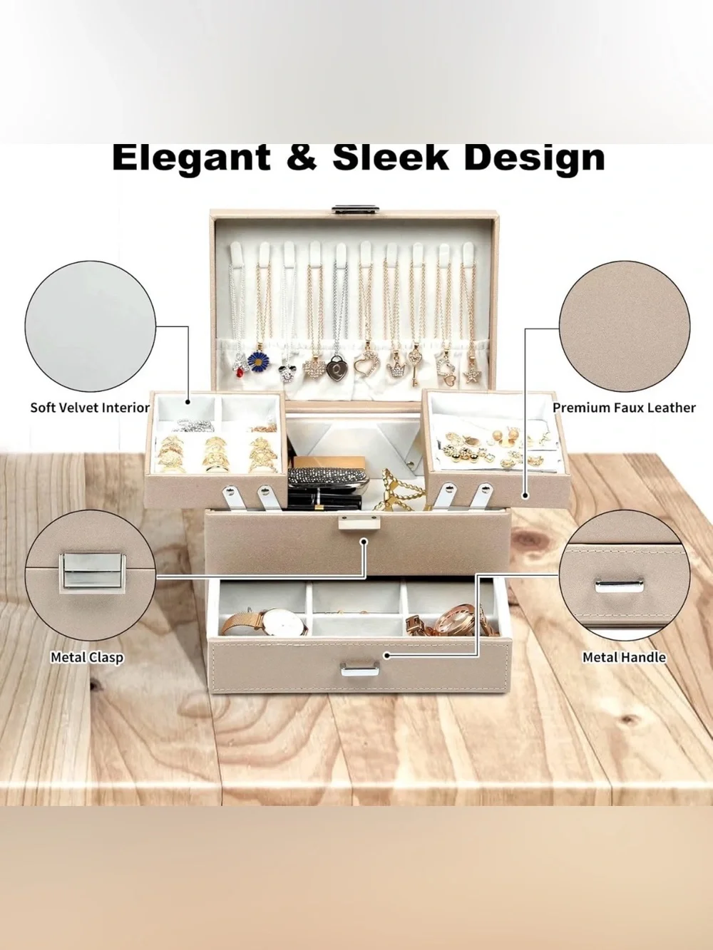 Dajasan Jewelry Organizer Box